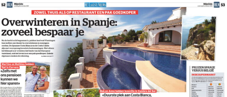 HLN – Overwinteren in Spanje: zoveel bespaar je!