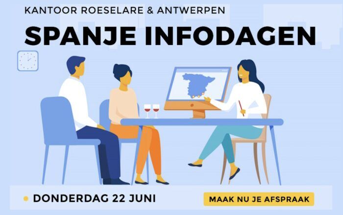 Spanje Infodagen in Roeselare en Antwerpen
