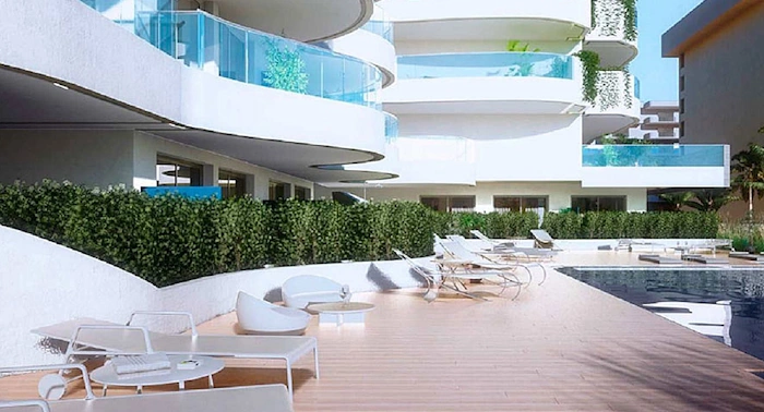 Eigentijdse design-architectuur nieuwbouwappartementen. Toplocatie voor topinvestering! Fuengirola, Costa del Sol