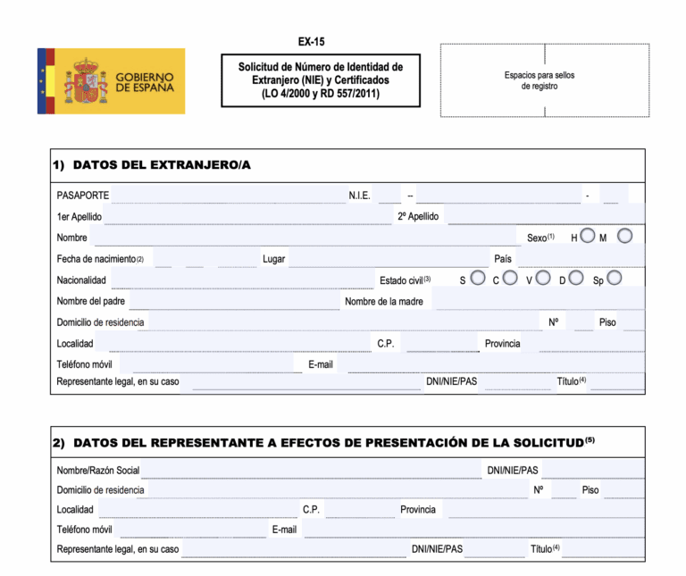 Nieuwe procedure voor het aanvragen van een NIE-nummer via het Spaans consulaat in Brussel