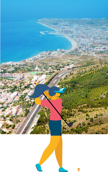 De kust van Costa del Sol