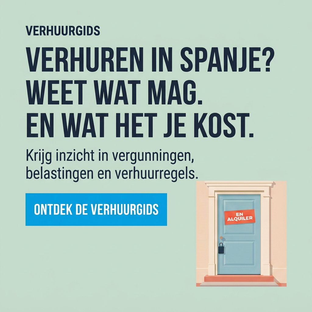 Verhuren in Spanje. Vind hier alle verhuurinformatie